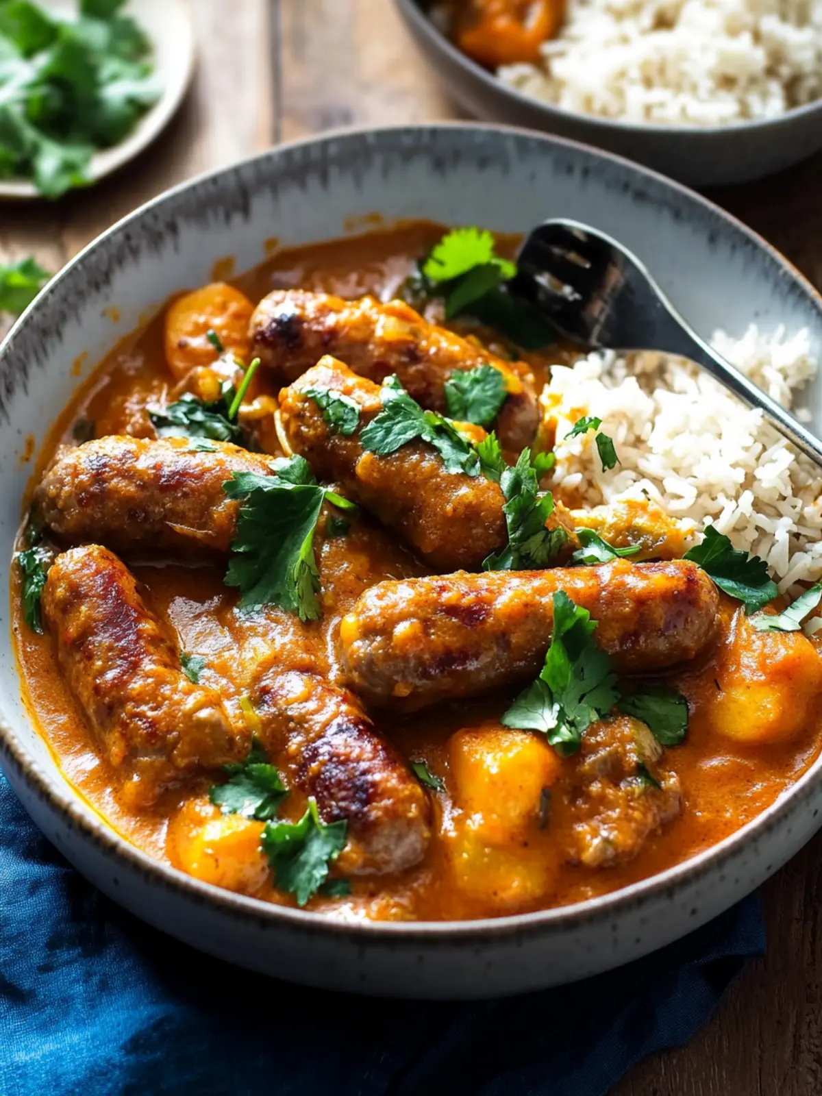 Sweet And Savoury Sausage Curry