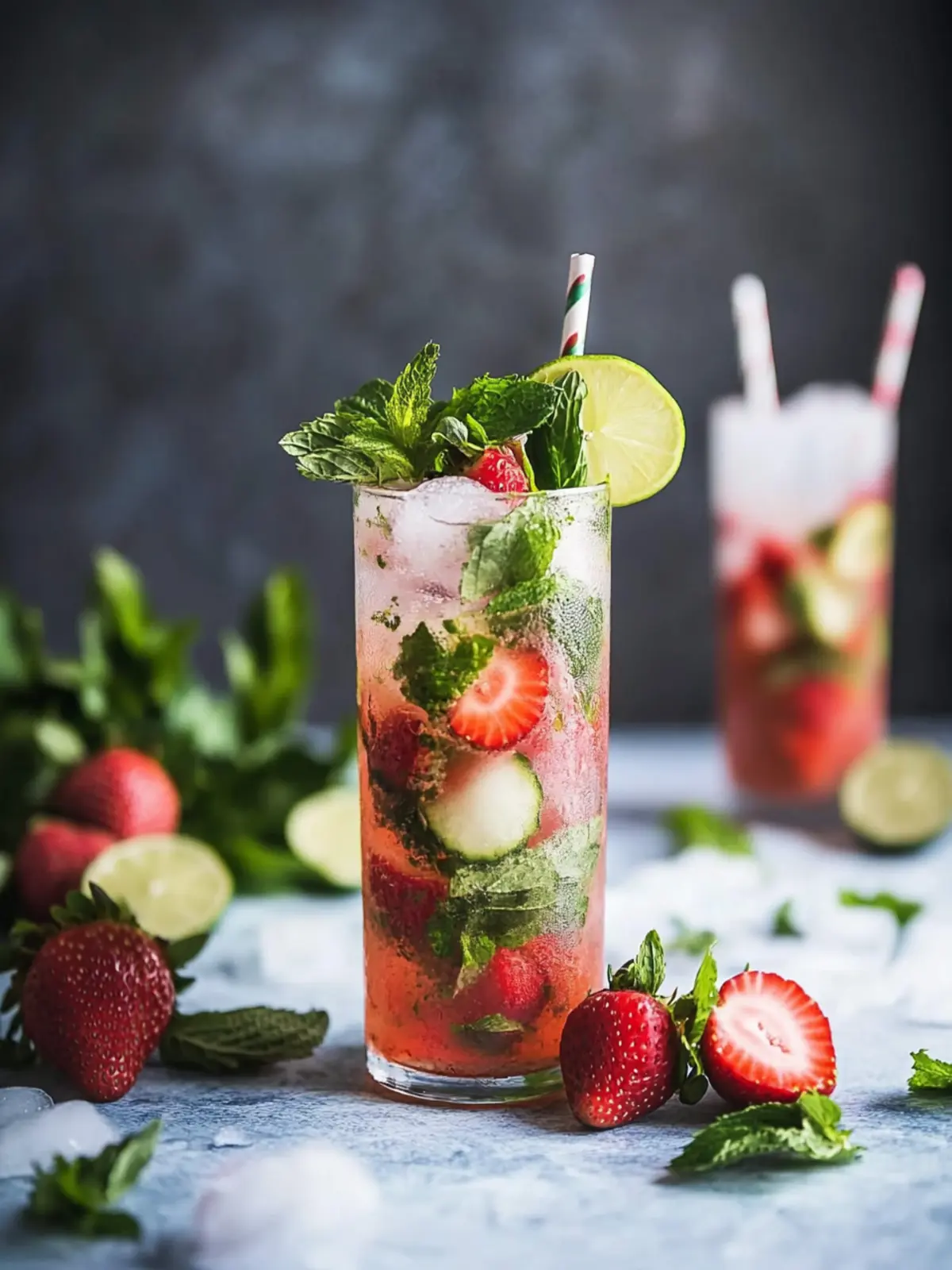 Refreshing Strawberry Mojito Recipe in Just 5 Minutes 2 Strawberry Mojito Recipe