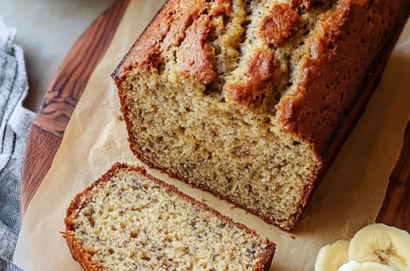 Super Moist Cottage Cheese Banana Bread