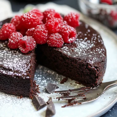 Rich & Fudgy Flourless Chocolate Cake