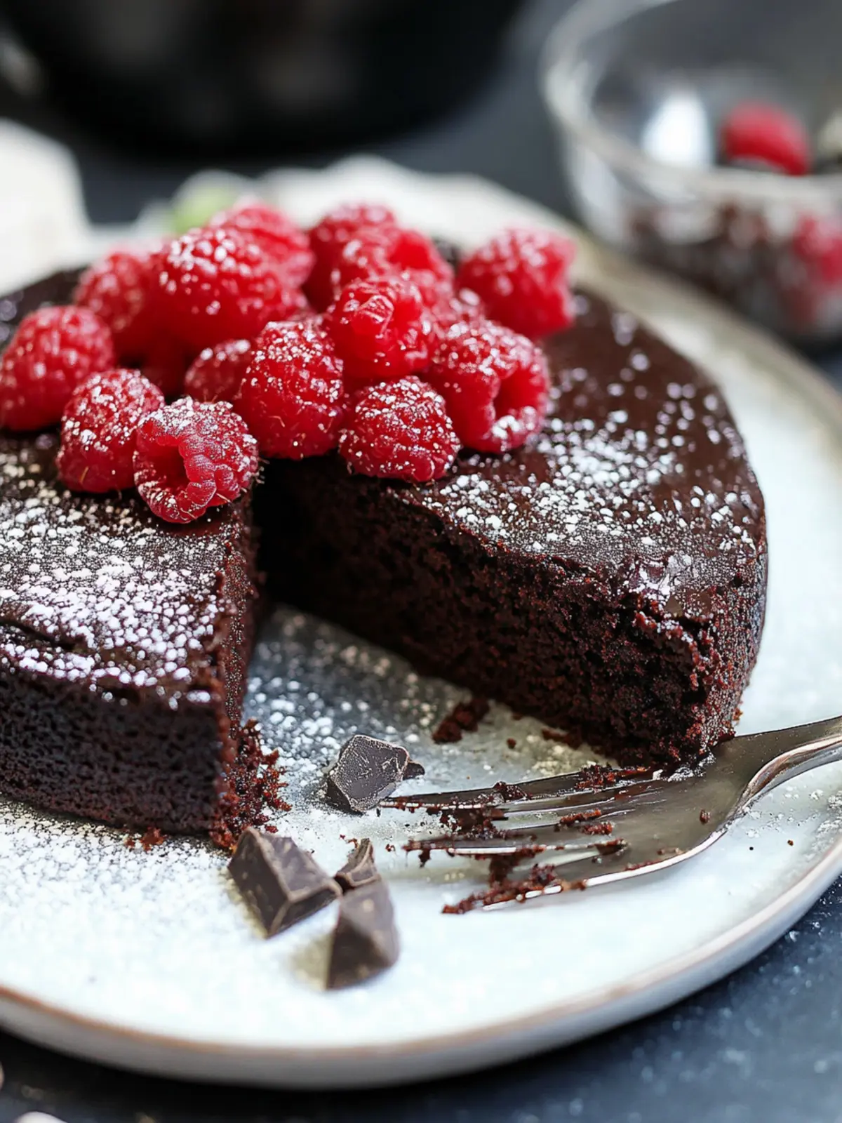 Rich & Fudgy Flourless Chocolate Cake