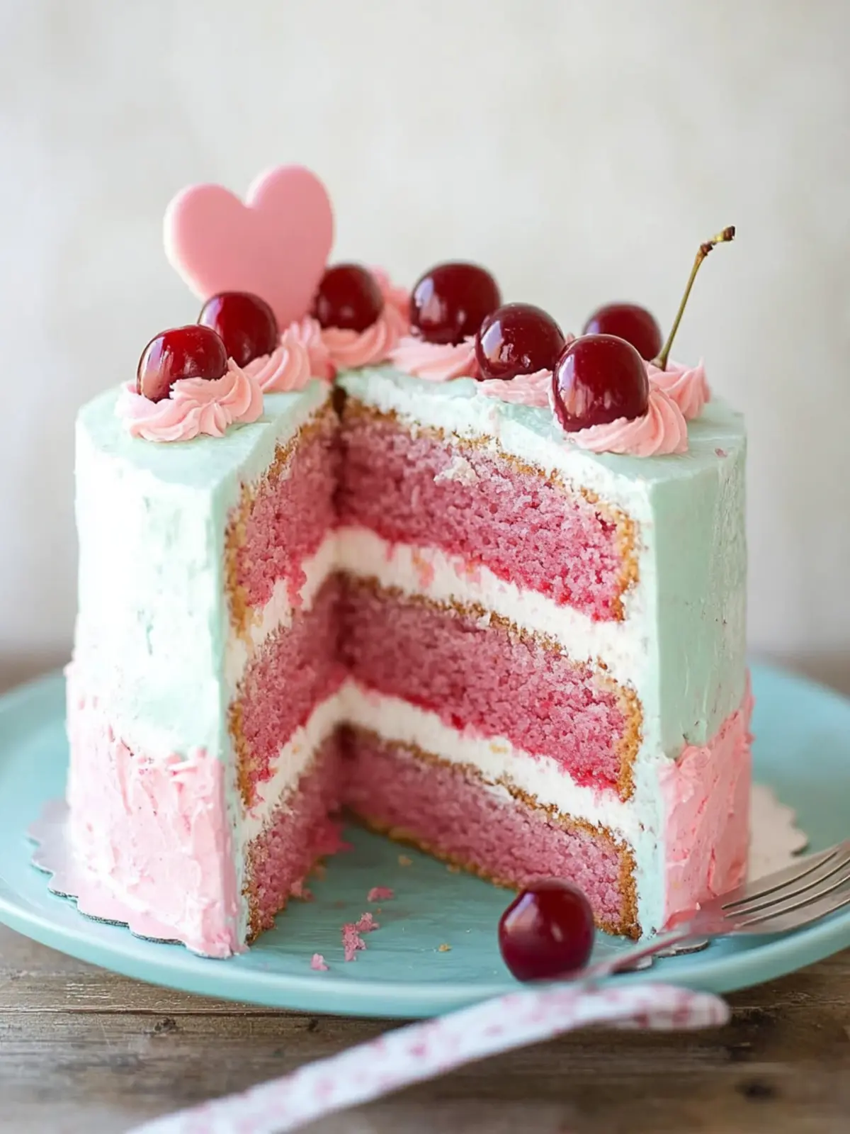 Cherry-Vanilla Layer Cake