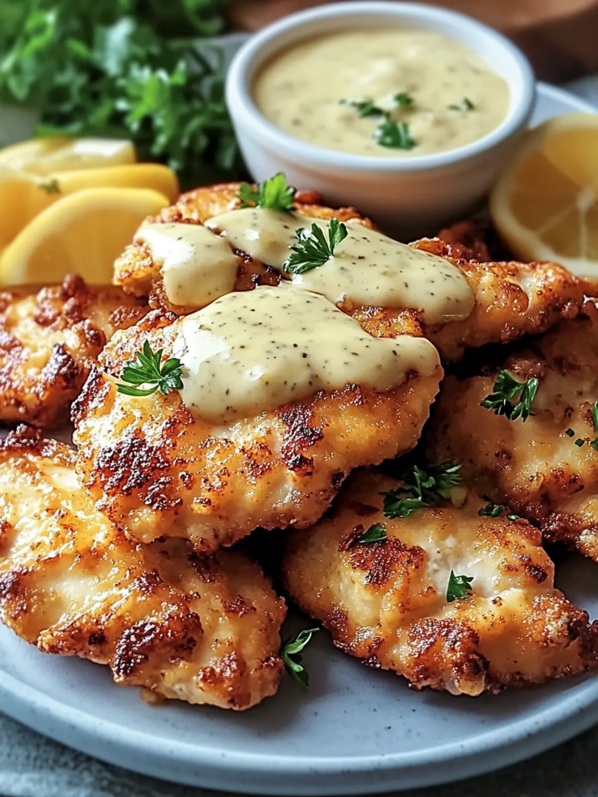 Crispy Malibu Chicken Recipe with Creamy Mustard Delight