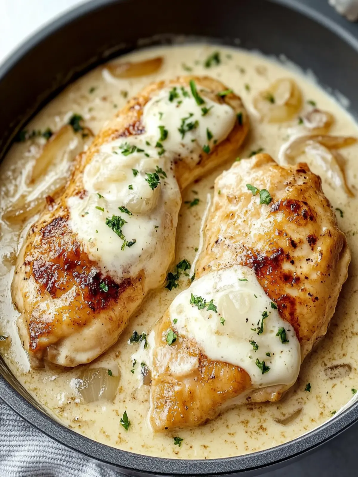 Sour Cream and Onion Chicken: Quick Low-Carb Delight