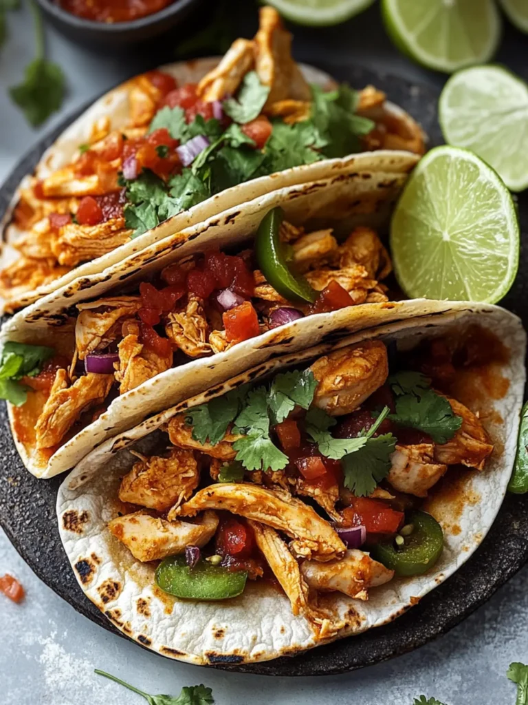 Crispy Chicken Tacos Loaded with Flavor in 30 Minutes Delight 4 Crispy Chicken Tacos Loaded with Flavor in Just 30 Minutes