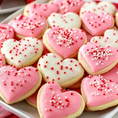 Valentine’s Frosted Sugar Cookies