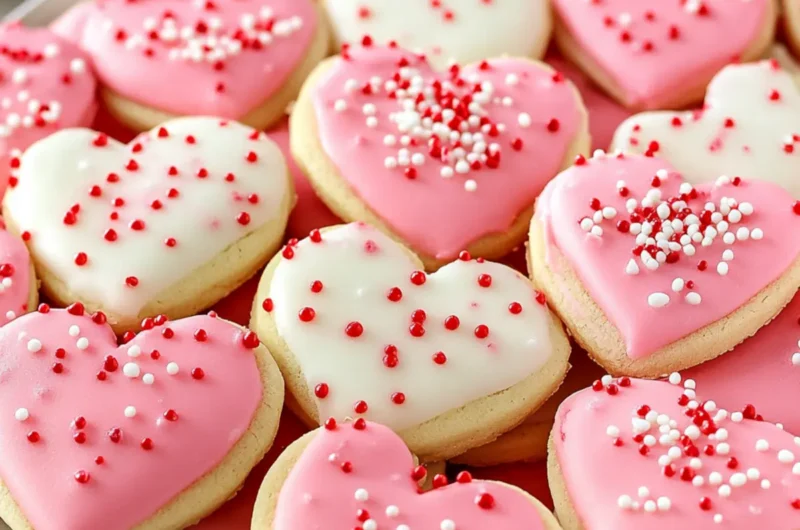 Valentine’s Frosted Sugar Cookies