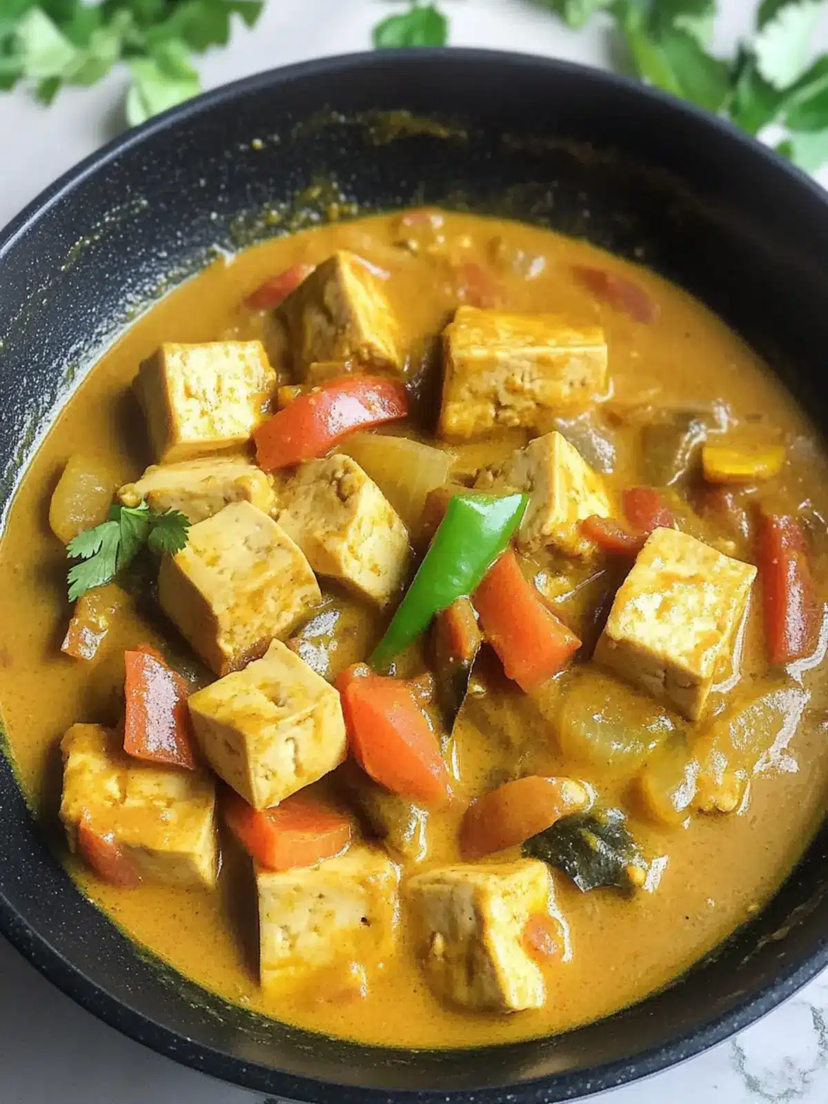 Filipino Tofu Curry: A Creamy Vegan Twist to Love 3 Filipino Tofu Curry