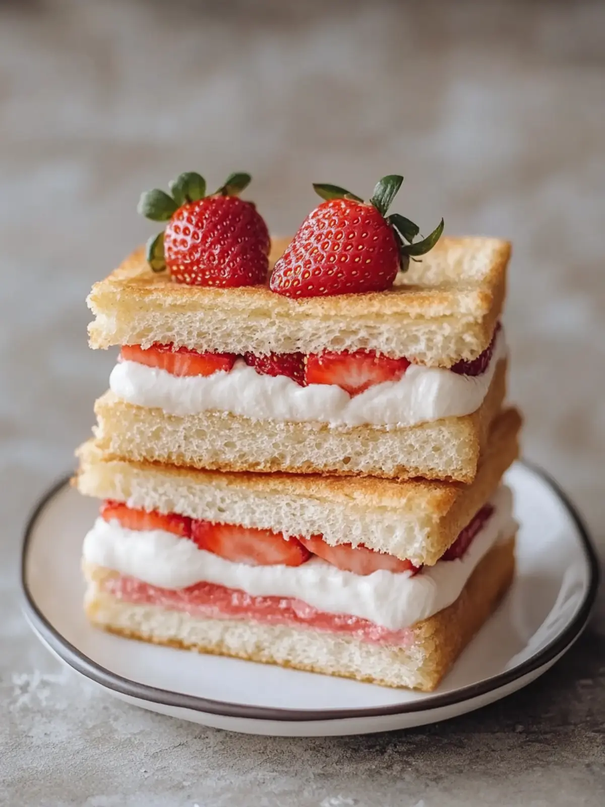 Delight in Ichigo Sando: Strawberry and Cream Sandwich Bliss