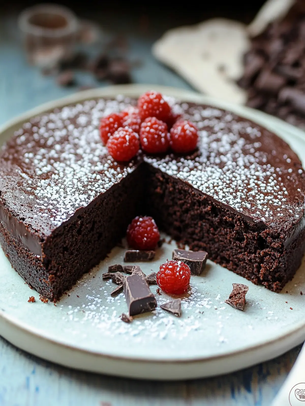 Rich & Fudgy Flourless Chocolate Cake