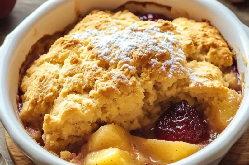 Cobbler (Baked Fruit Dessert with Biscuit Topping)