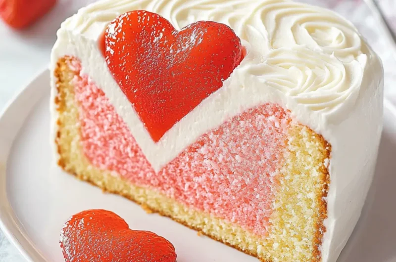 Heart Surprise Cake