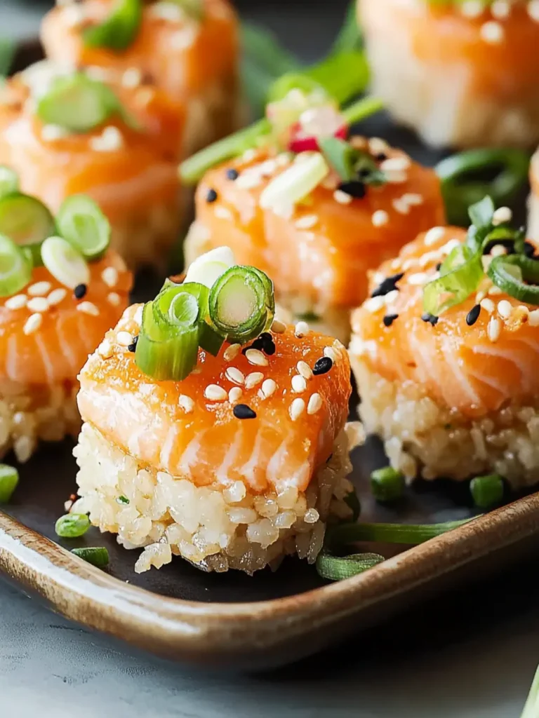 Crispy Rice Salmon Bites That Will Wow Your Taste Buds