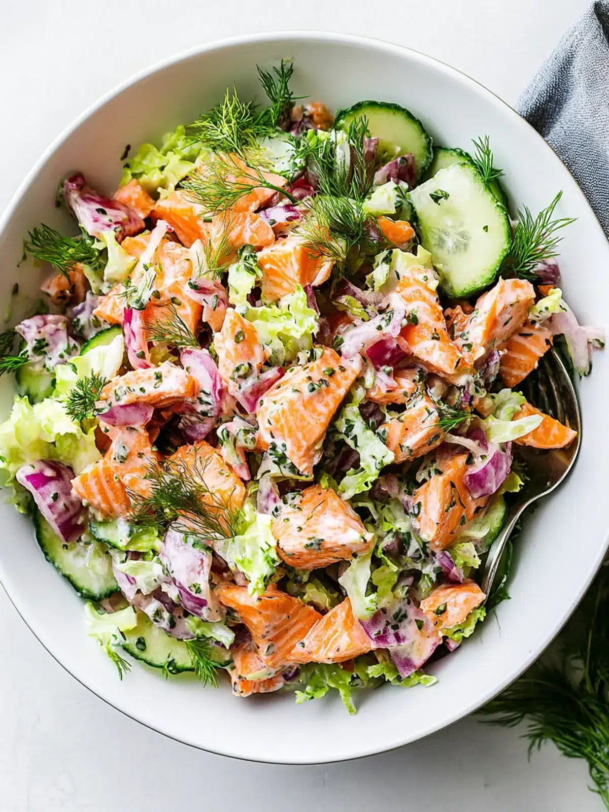 Creamy Salmon Salad Recipe for a Light Summer Delight 4 Salmon Salad