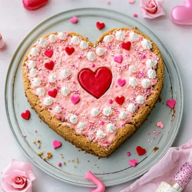 Delicious Heart Shaped Cookie Cake for Unforgettable Moments 10 Heart Shaped Cookie Cake