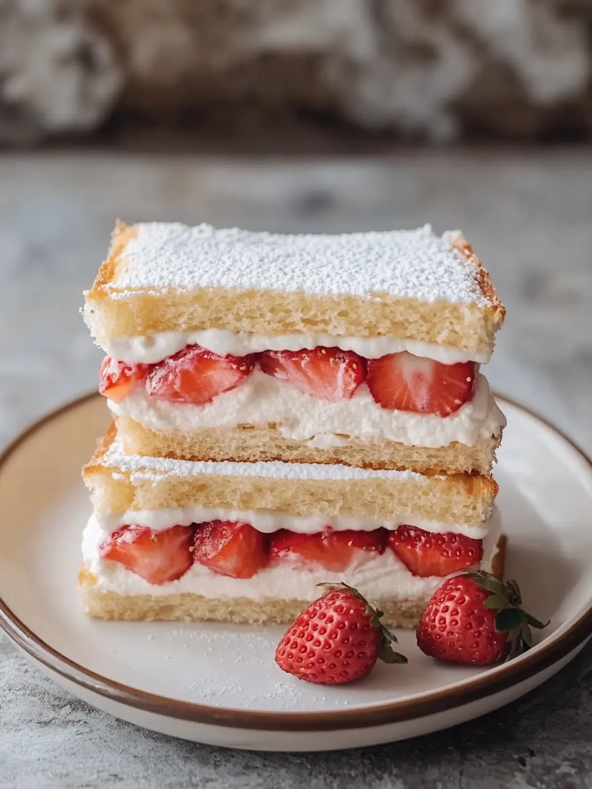 Delight in Ichigo Sando: Strawberry and Cream Sandwich Bliss