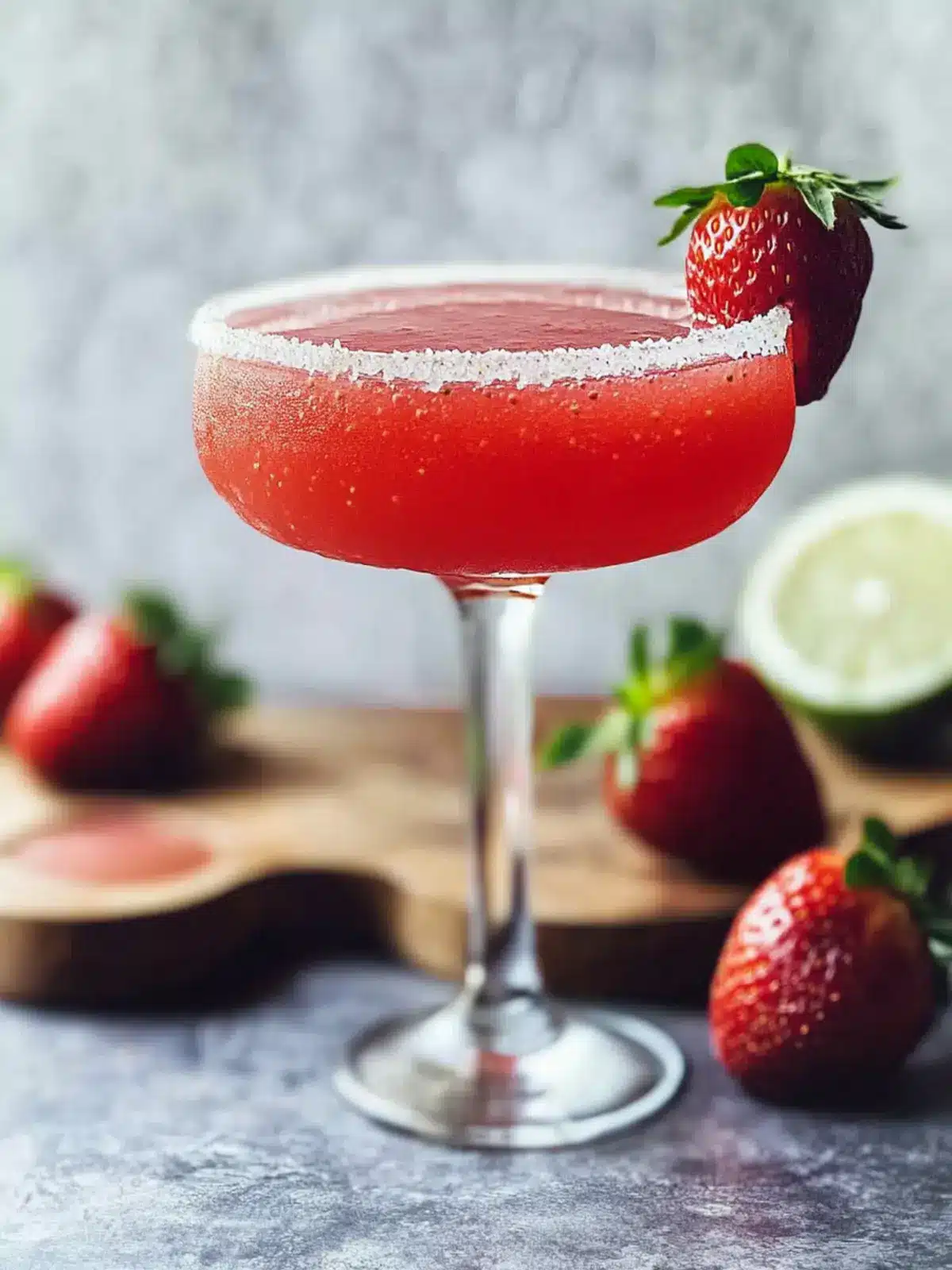 Strawberry Gimlet