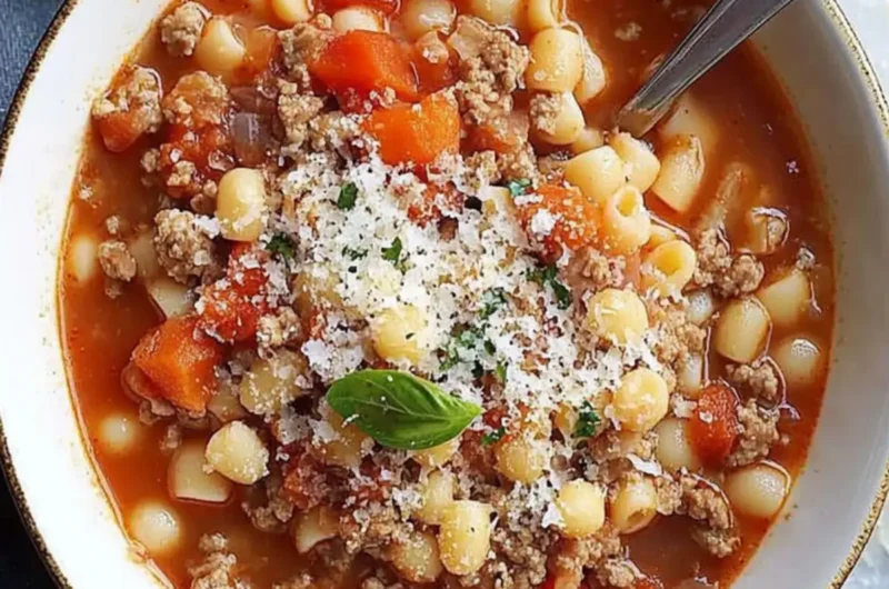 Crockpot Pasta e Fagioli
