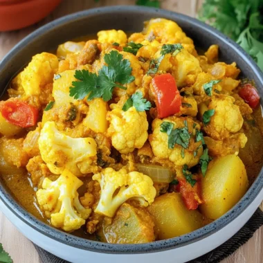 Indian Aloo Gobi (Potato and Cauliflower Curry)