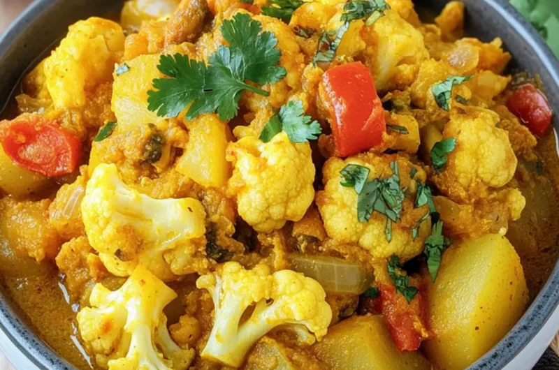 Indian Aloo Gobi (Potato and Cauliflower Curry)