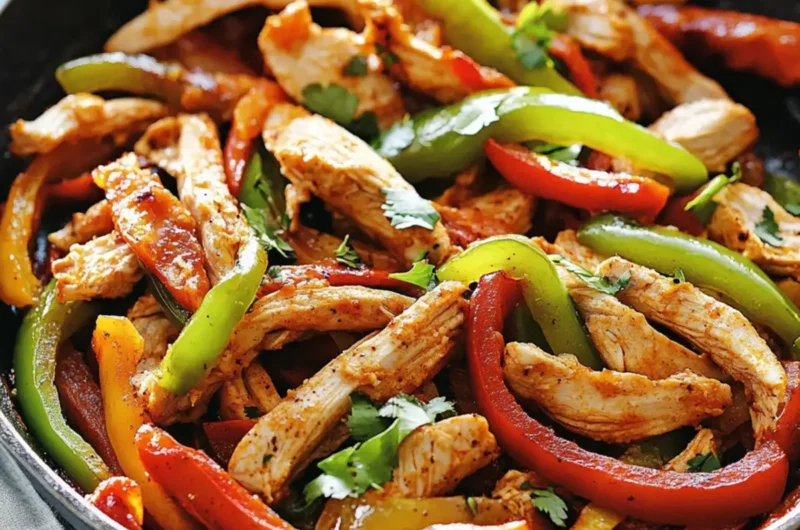 Skillet Chicken Fajitas Recipe
