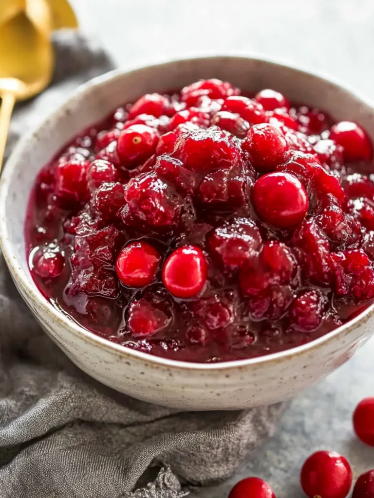 Slow Cooker Cranberry Sauce