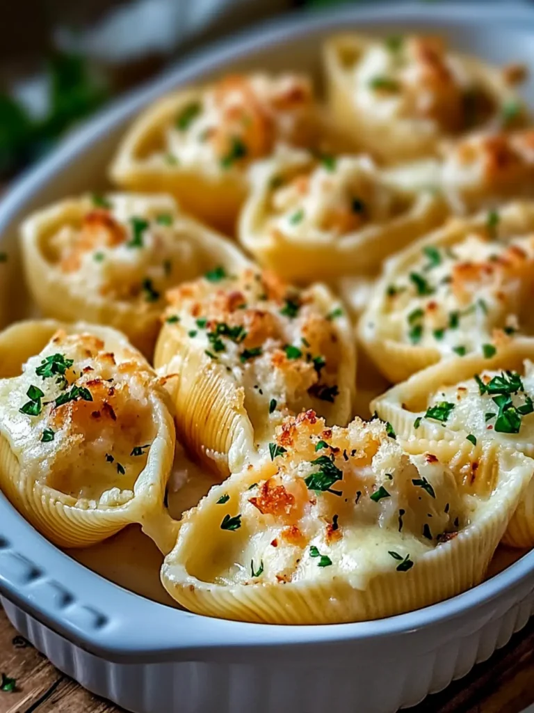 Indulge in Creamy Seafood Stuffed Shells for Island Flavor 3 Creamy Seafood Stuffed Shells