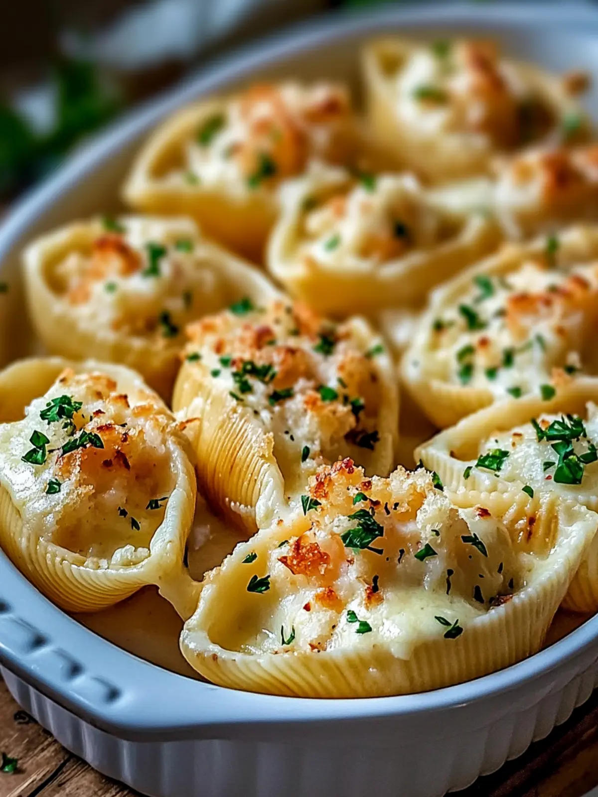 Indulge in Creamy Seafood Stuffed Shells for Island Flavor 3 Creamy Seafood Stuffed Shells