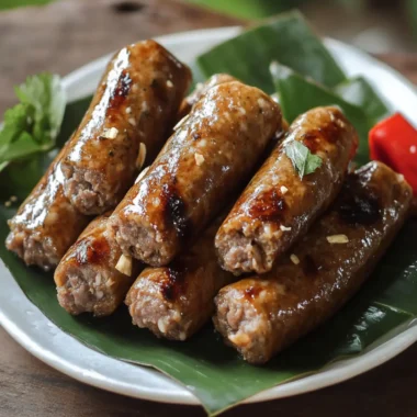 Thai Sai Ua (Northern Thai Sausage)