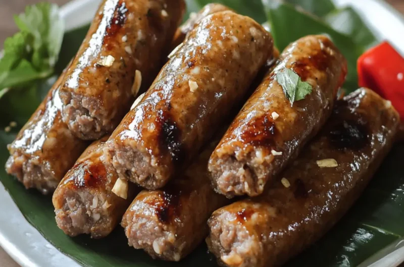 Thai Sai Ua (Northern Thai Sausage)