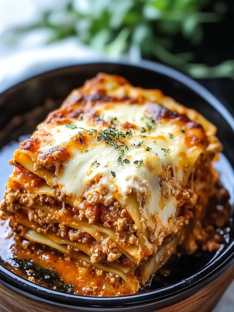 Crockpot Lasagna