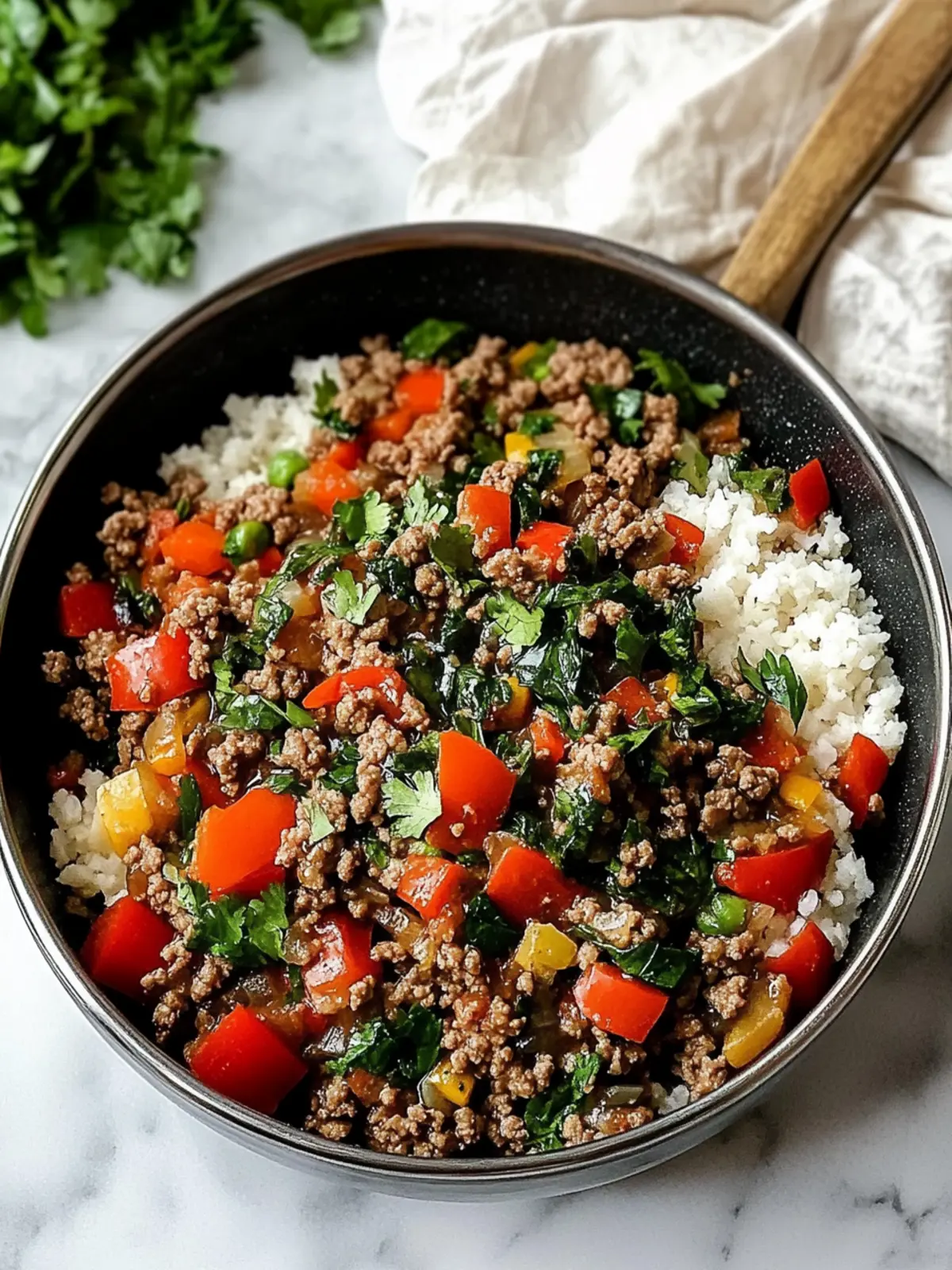 Easy Mediterranean Ground Beef Stir-Fry: Quick and Delicious