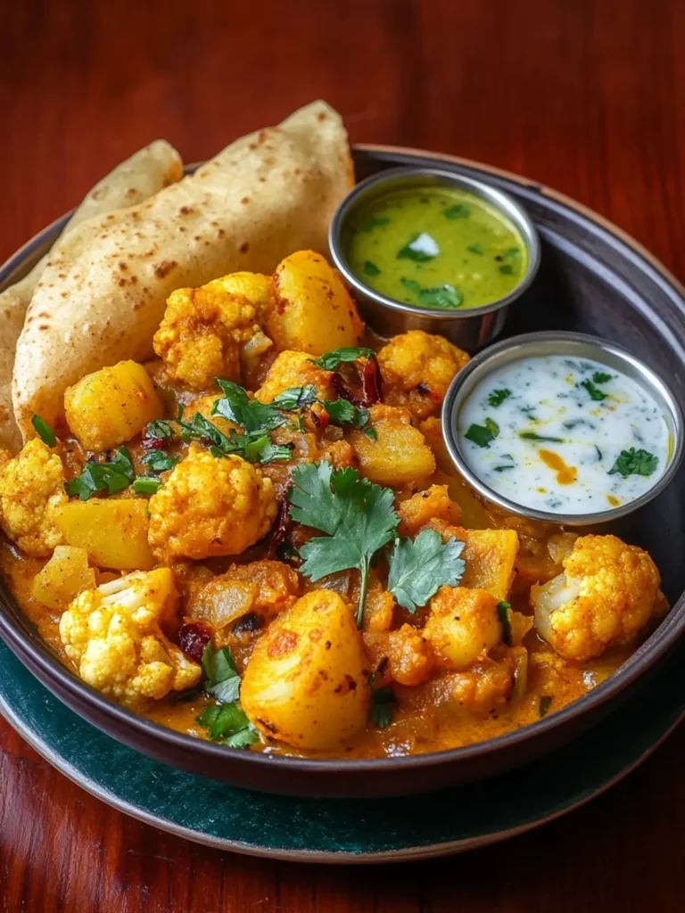 Savory Indian Aloo Gobi: Comfort in Every Bite 3 Indian Aloo Gobi (Potato and Cauliflower Curry)