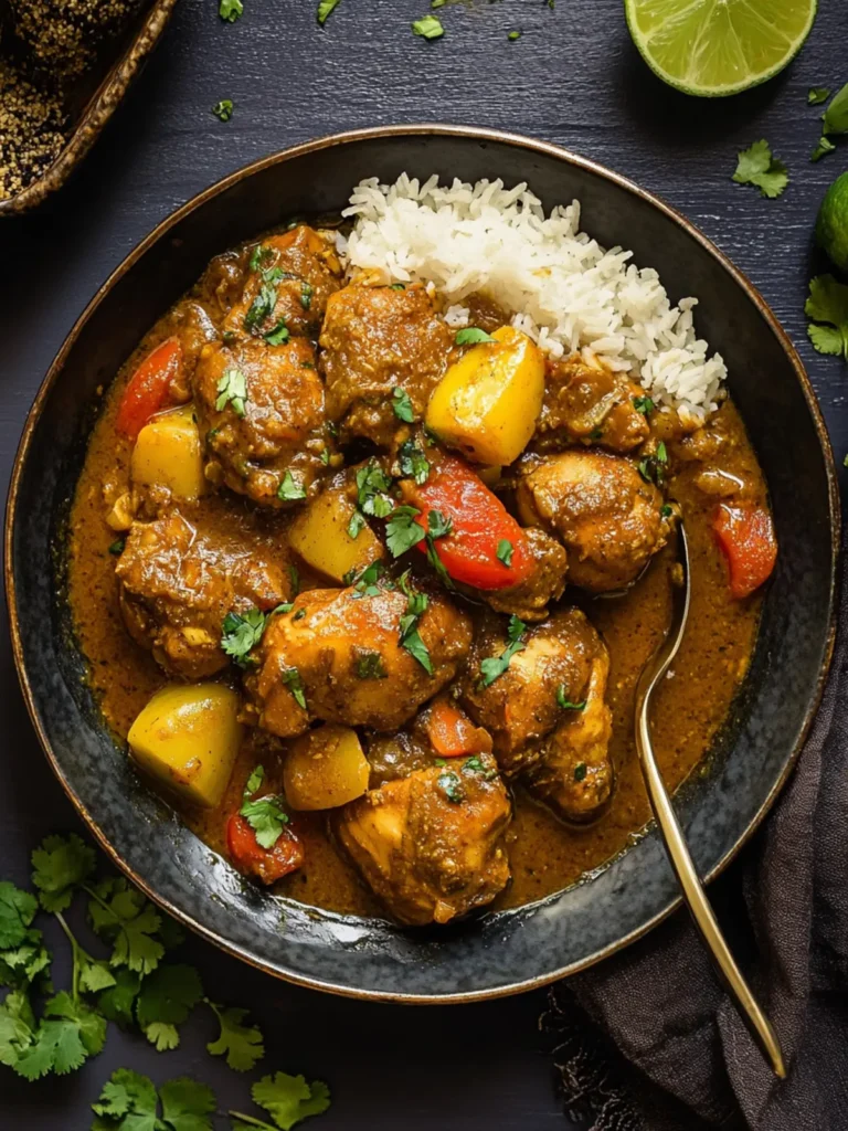 Authentic Jamaican Curry Chicken