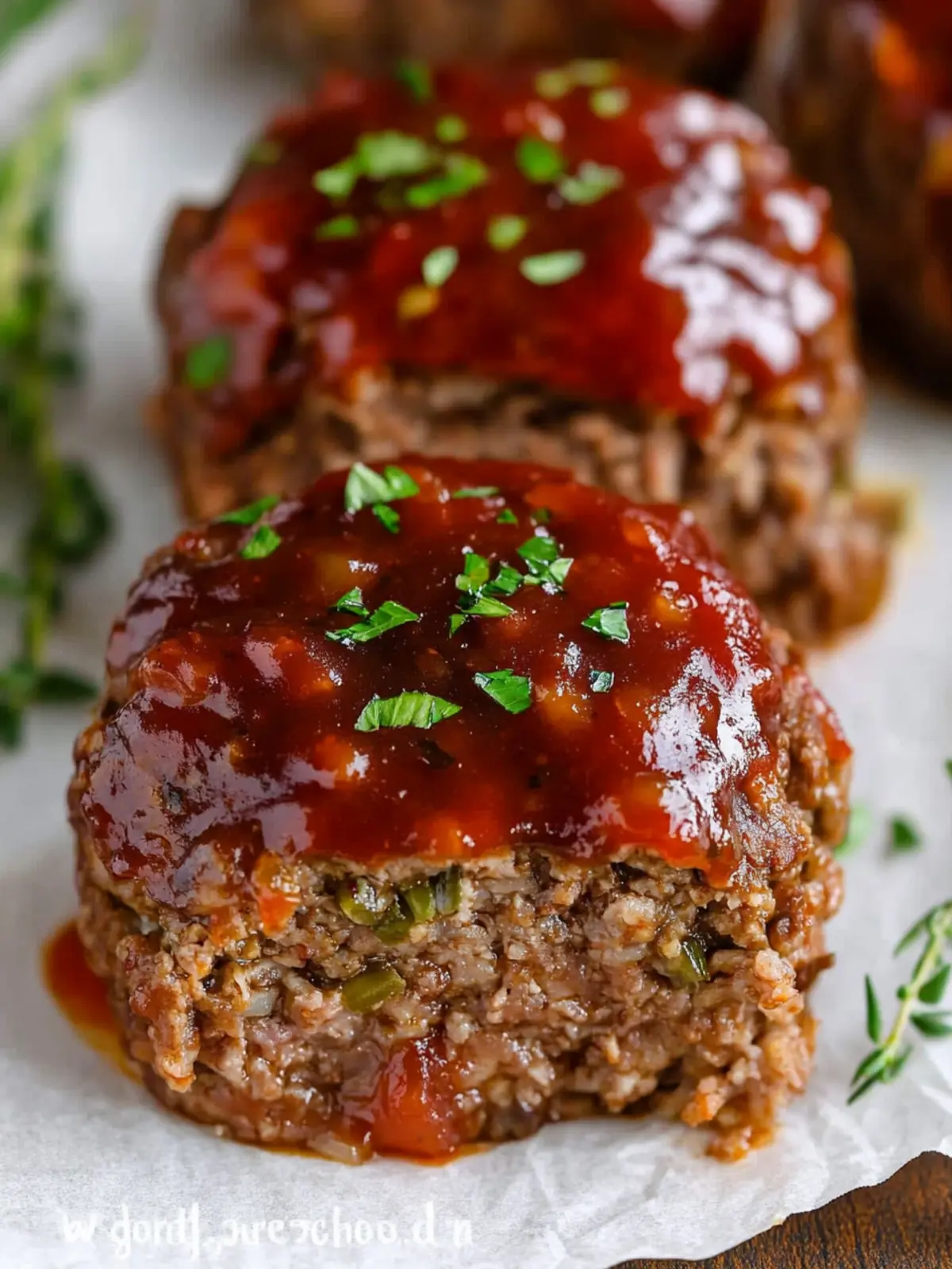 Irresistible Mini Meatloaf with Zesty Topping for Busy Nights 5 Mini Meatloaf