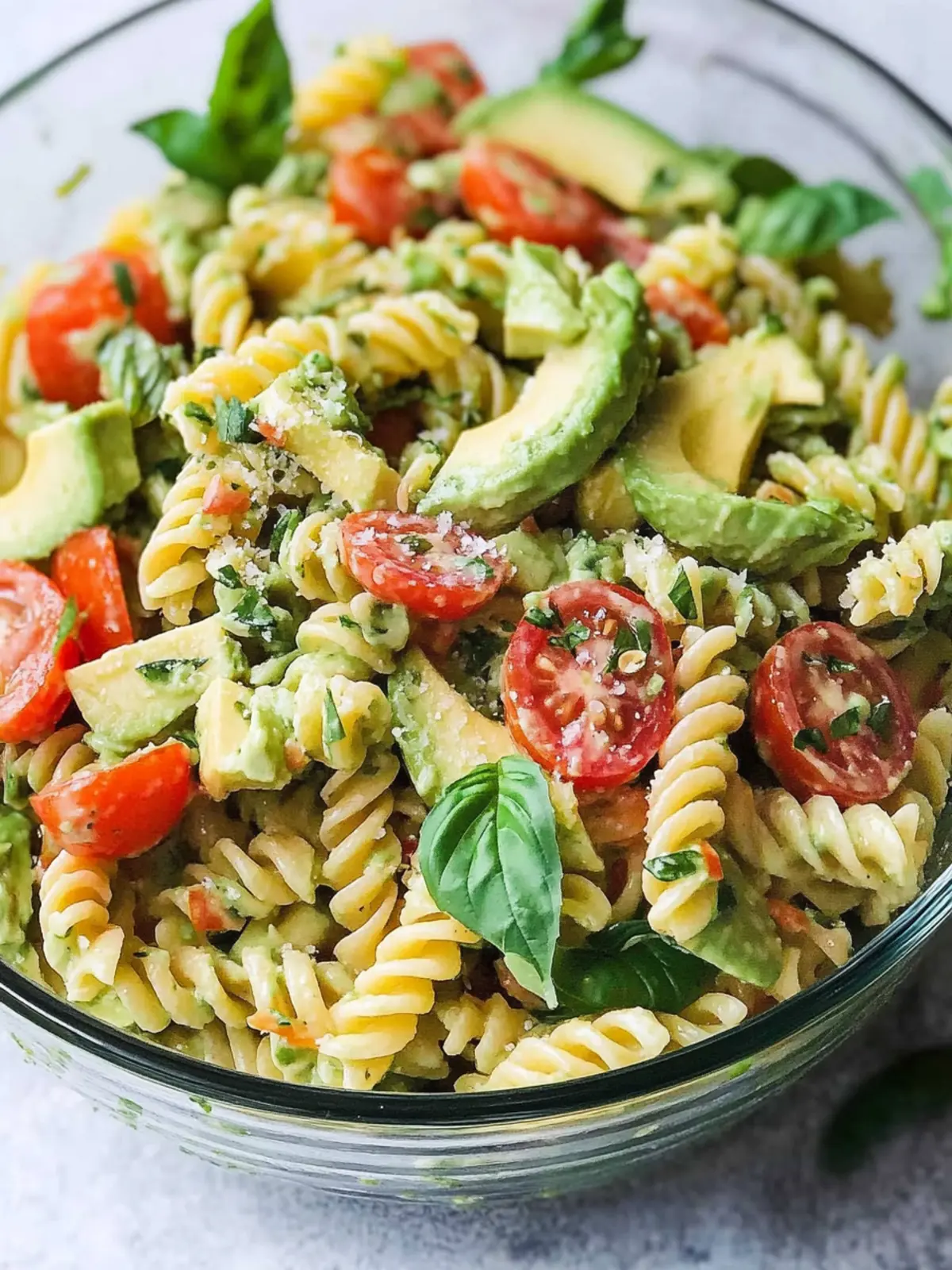 Creamy Avocado Pasta Salad That's Perfect for Summer Feasts 4 Avocado Pasta Salad
