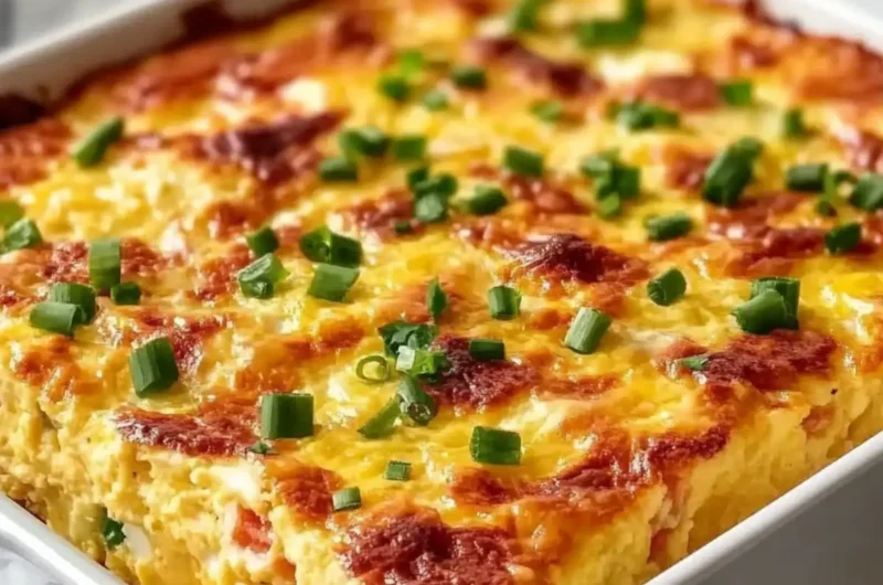 Easy Egg Casserole (Egg Bake) Recipe Healthy & Low Carb