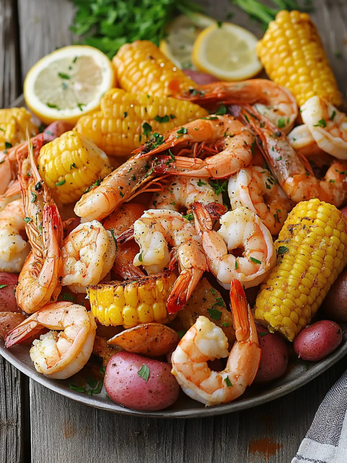 Shrimp Boil (Seafood and Vegetable Feast)