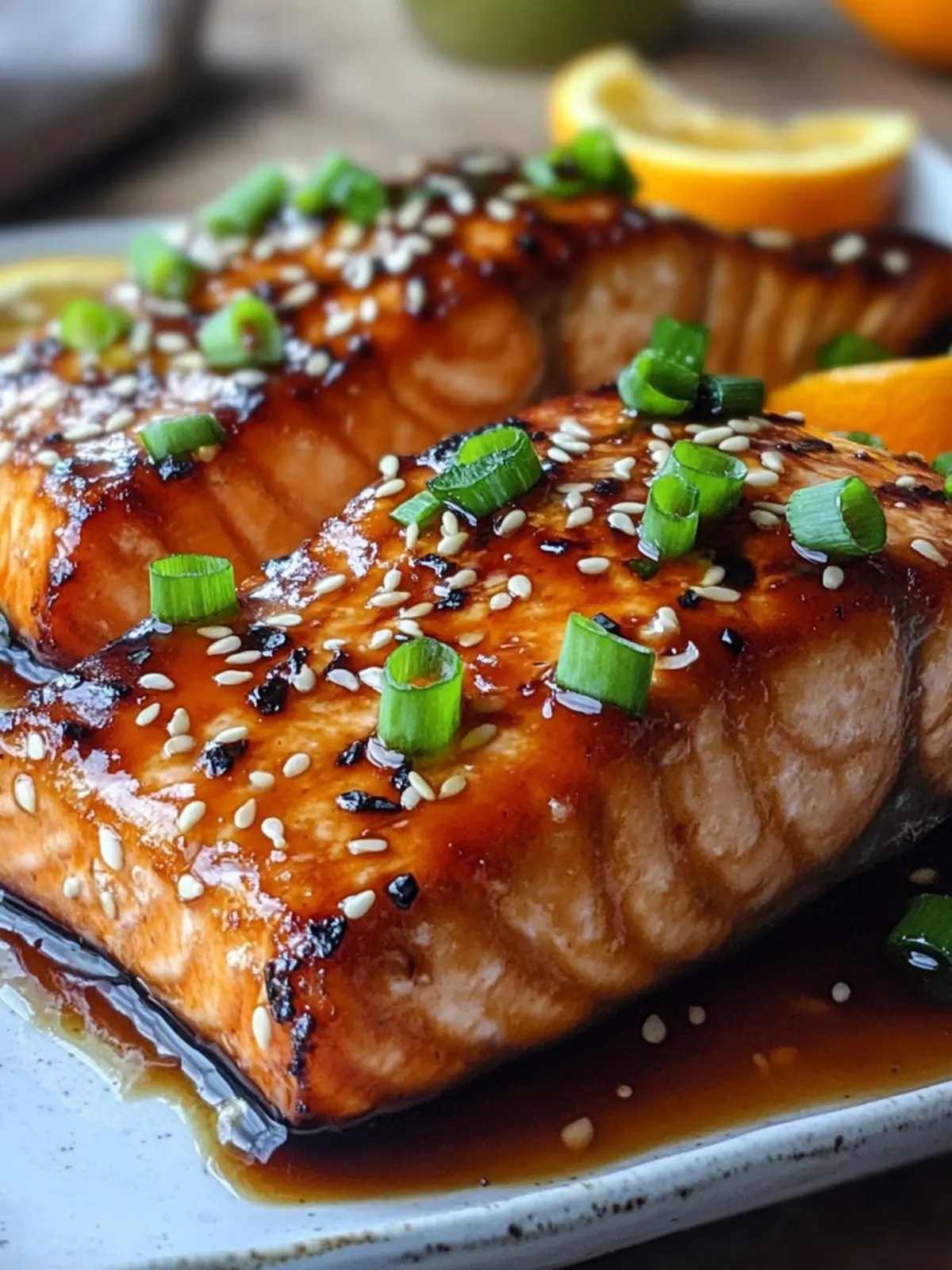 Orange Teriyaki Salmon