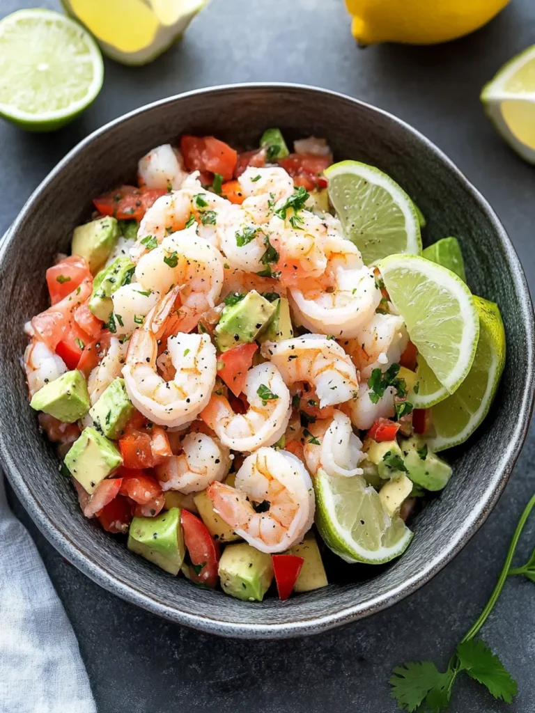 Zesty Shrimp Ceviche: The Ultimate Refreshing Appetizer 3 Shrimp Ceviche