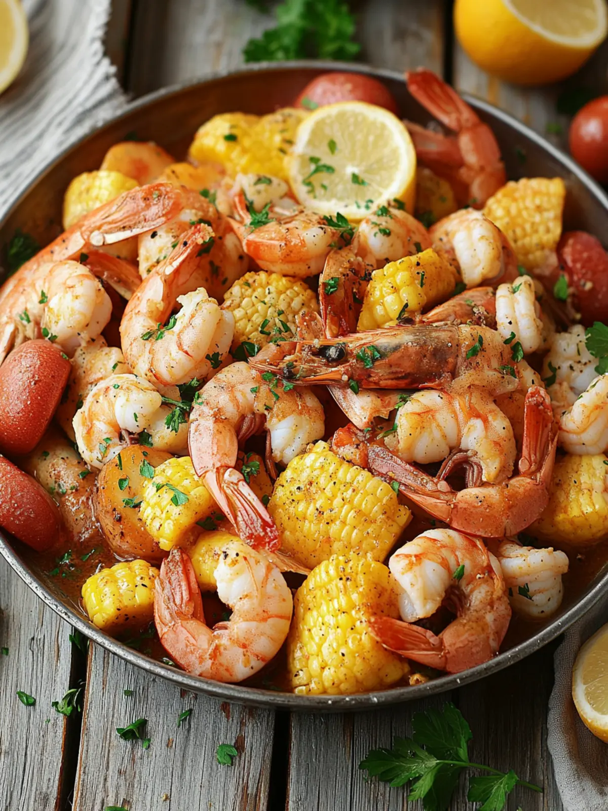 Shrimp Boil (Seafood and Vegetable Feast)