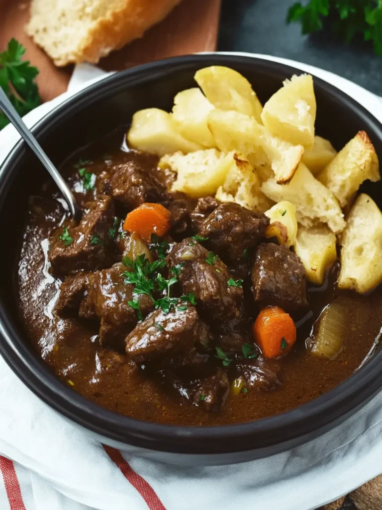 Hearty Belgian Stoofvlees: Cozy Comfort in Every Bite 3 Belgian Stoofvlees (Flemish Beef Stew)
