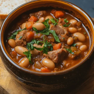 Hearty French Cassoulet: Your Ultimate Comfort Food Stew 9 French Cassoulet (Bean and Meat Stew)