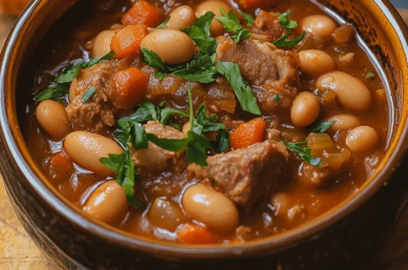 French Cassoulet (Bean and Meat Stew)