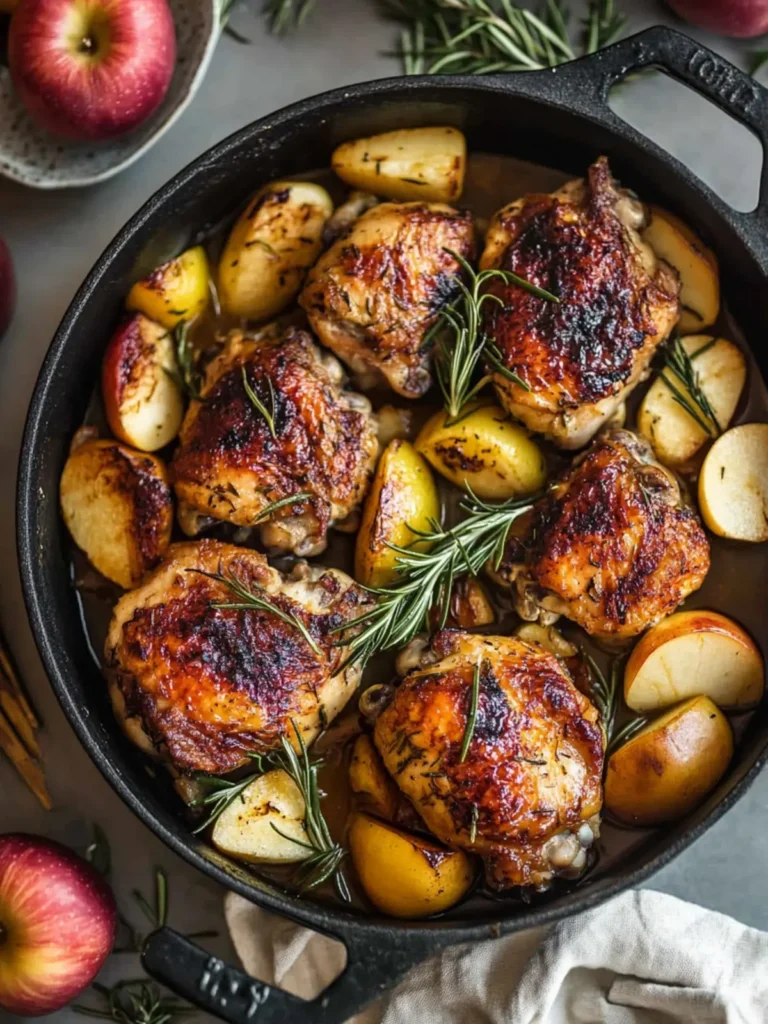 Savory Rosemary Apple Cider Chicken for Cozy Family Dinners 3 Rosemary Apple Cider Chicken
