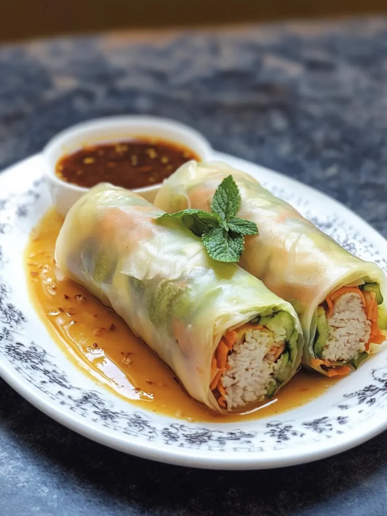 Malaysian Popiah (Fresh Spring Rolls)