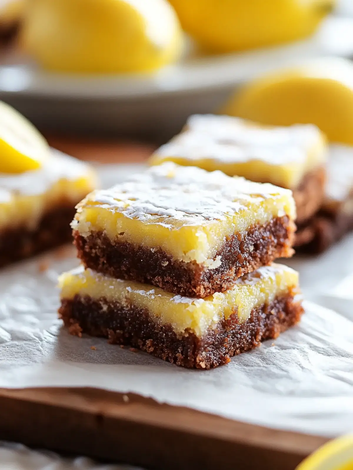 Lemon Brownies [40 Minutes]