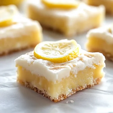 Lemon Brownies [40 Minutes]