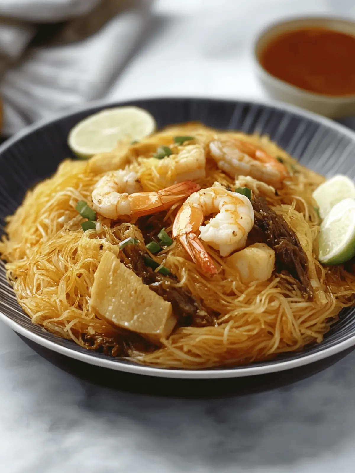 Discover Filipino Pancit Malabon: Savory Shrimp Noodles Delight 3 Filipino Pancit Malabon (Shrimp Noodles)