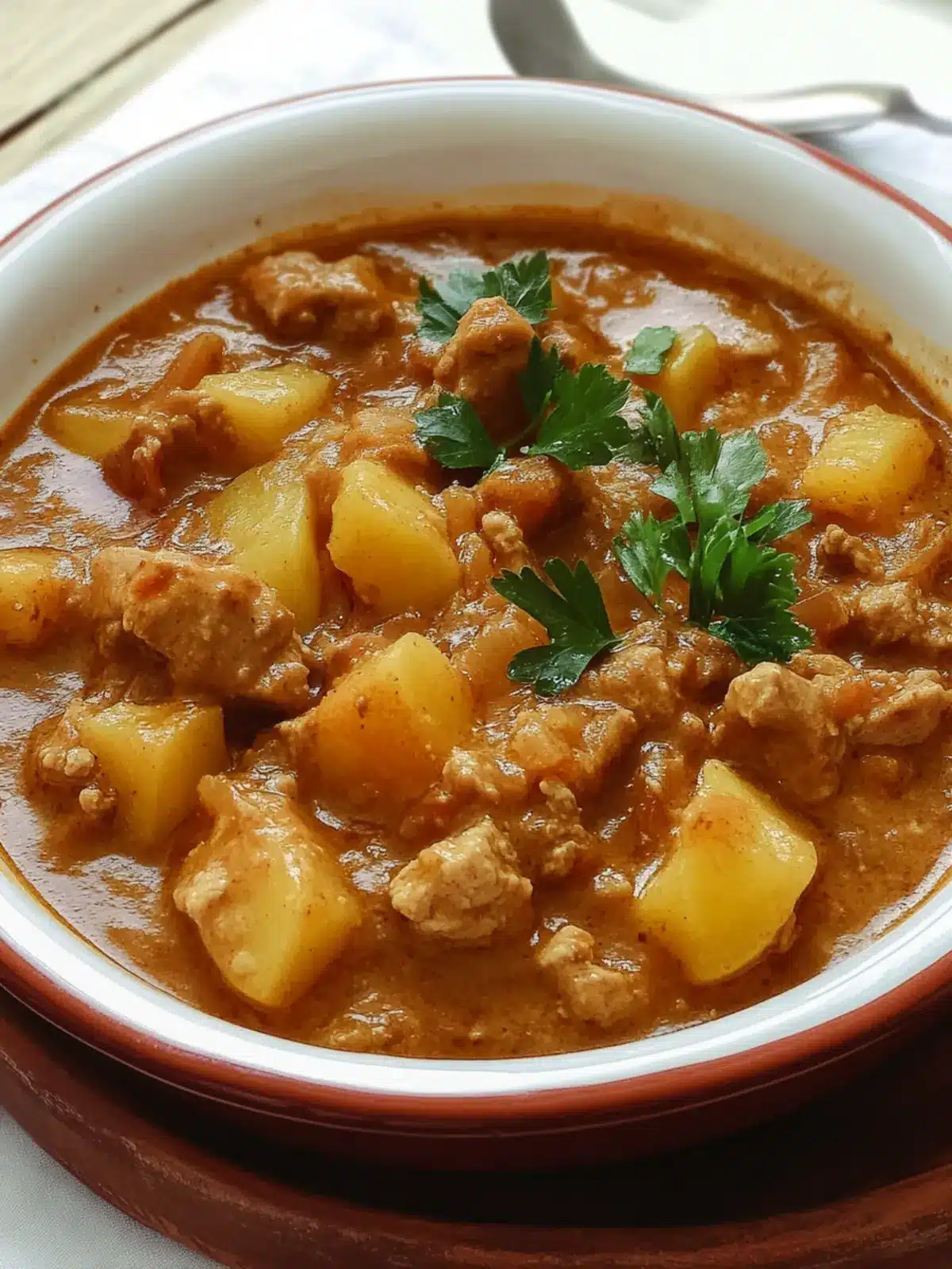 Peruvian Carapulcra (Pork and Dried Potato Stew)